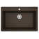 Karran Quartz 33'' X 22'' Large Single Bowl Drop-in Kitchen Sink With Bottom Grid and Strainer