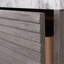 Commode 4 tiroirs, finition brune