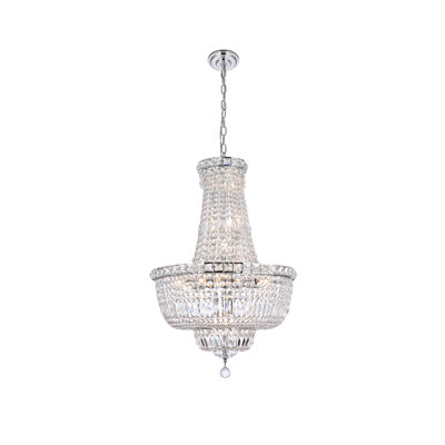 Lustre empire unique à 22 lumières Stinnett
