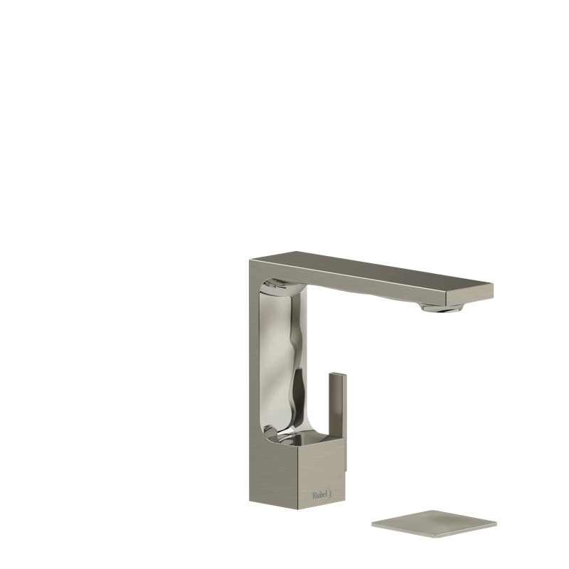 Robinet de lavabo à poignée simple Reflet, Nickel brossé