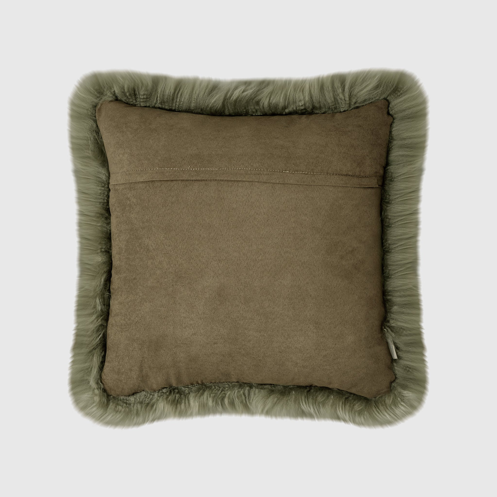Fieldman Leather Throw Pillow, Green