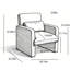 Upholstered Armchair with pillow-129461401