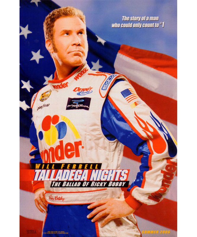 Talladega Nights: Ricky Bobby, H 18 po x l 12 po