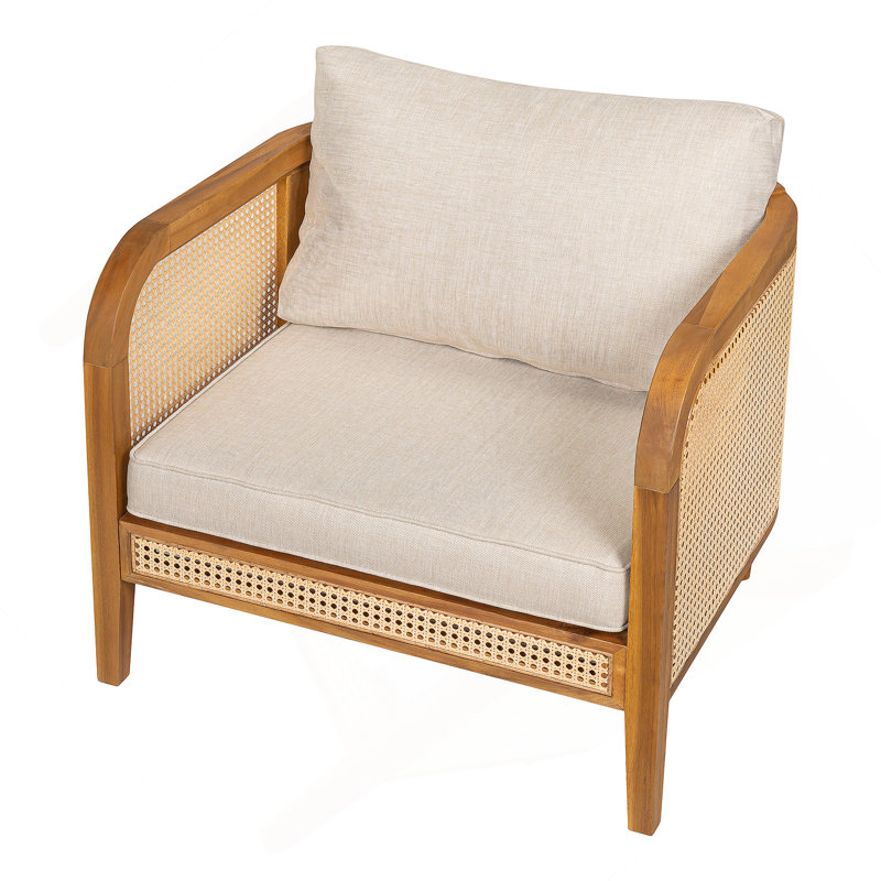 Chaise avec accoudoirs de patio Kirkby