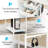 Jenacia Metal Base Computer Desk-503899558