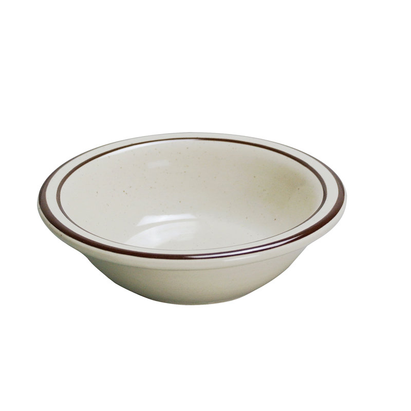  Verre brun tacheté 4,75 oz Bol à dessert moucheté