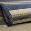 Tapis rayé vert / bleu intérieur / extérieur Tavon-1635193074