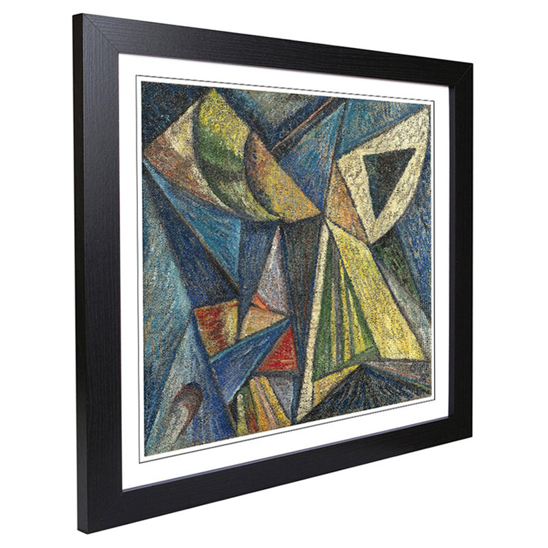 Triangle by Alexander Bogomazov - Framed Print, Black