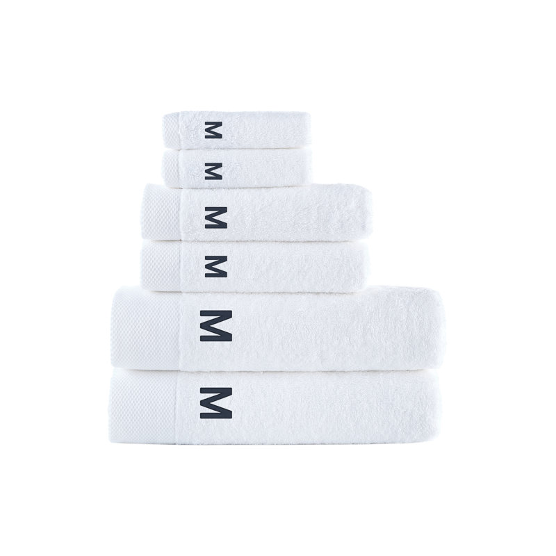 Dierks 6 pcs Towel Set, M, White