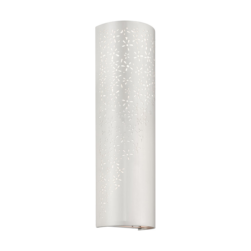 Bevil Flush Mounted Sconce, Brushed Nickel