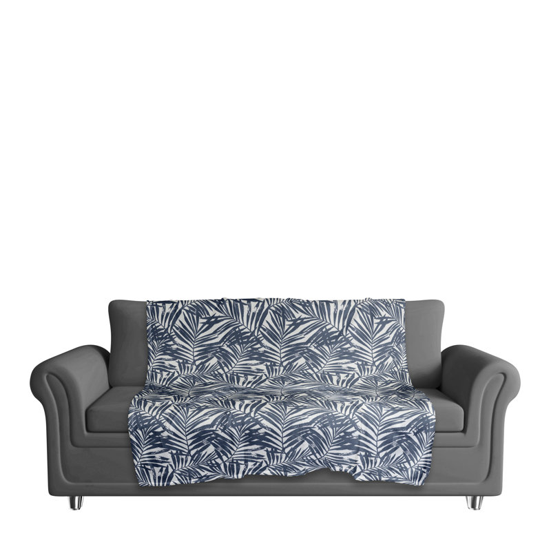 Hand Woven Throw Blanket, Navy