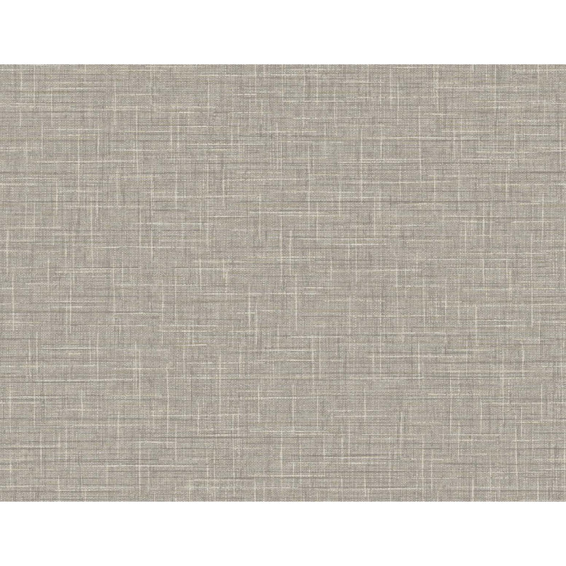 Arienna Dupont Rouleau de papier peint embossé L 27 pi x l 27 po Arienna Grasmere Weave, Fumée noyer blanc