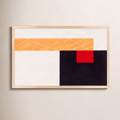 Composition With Yellow 1 by Robert Kamnatnik