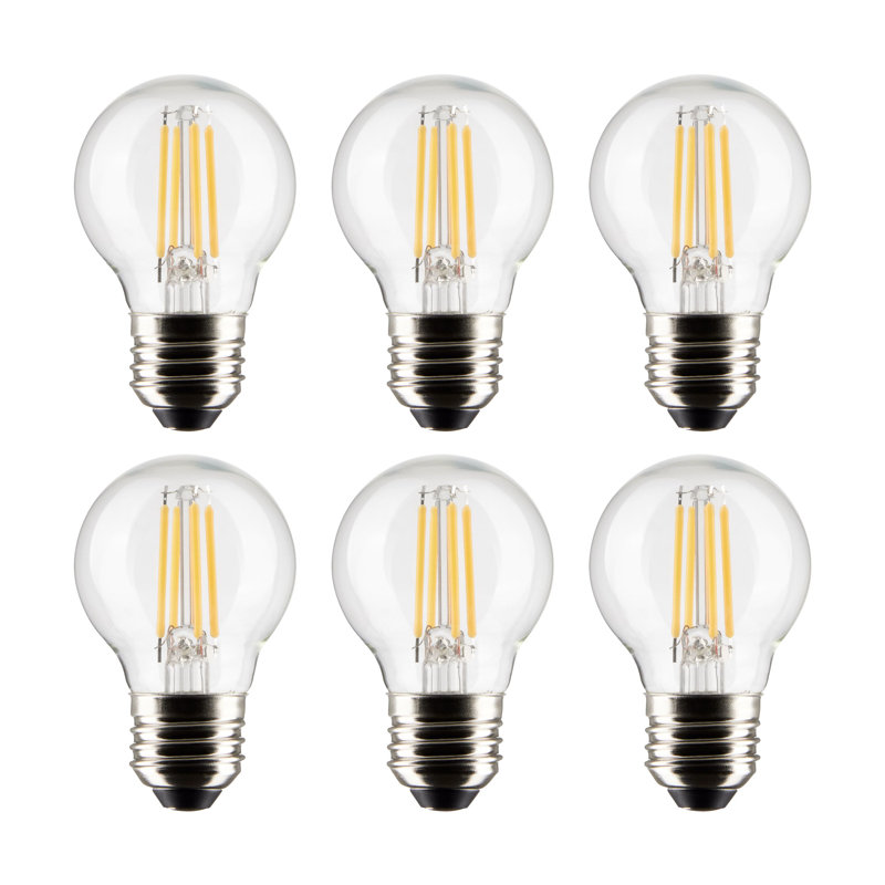 G16.5 LED, Dimmable Light Bulb, Warm White E26/Medium (Standard) Base, 2700K, 4 W, 350 Lumens
