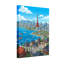 Paysages pittoresques et urbains avec le mont Fuji et les temples traditionnels-204133164