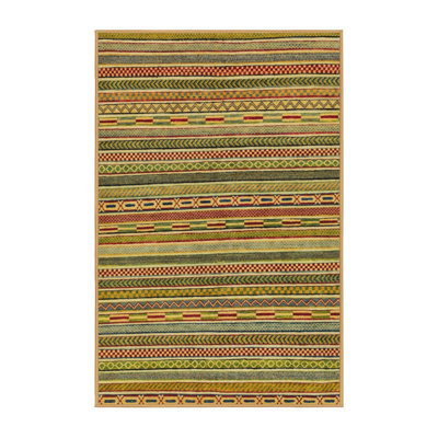 Tapis décoratif multicolore à motif abstrait