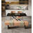 Japanese-style Creative Rectangular Solid Wood Dining Table-111066482