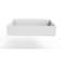 Juniper 24" Solid Surface Wall Mount Modern Minimalist Bathroom Sink and LED Mirror Set