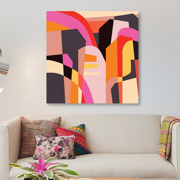 « fragments vi », reproduction d’impression sur toile, H 12 po x l 12 po x P 1,5 po, Wrapped Canvas, Pas de tapis