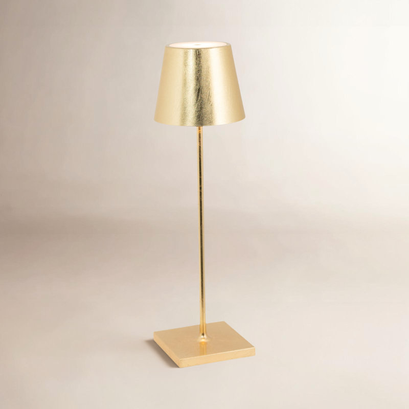 Poldina Pro Table Lamp, Gold Leaf