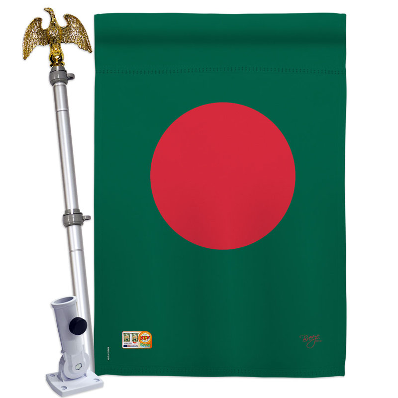 Ensemble de drapeaux en polyester 2 côtés 40 x 28 po