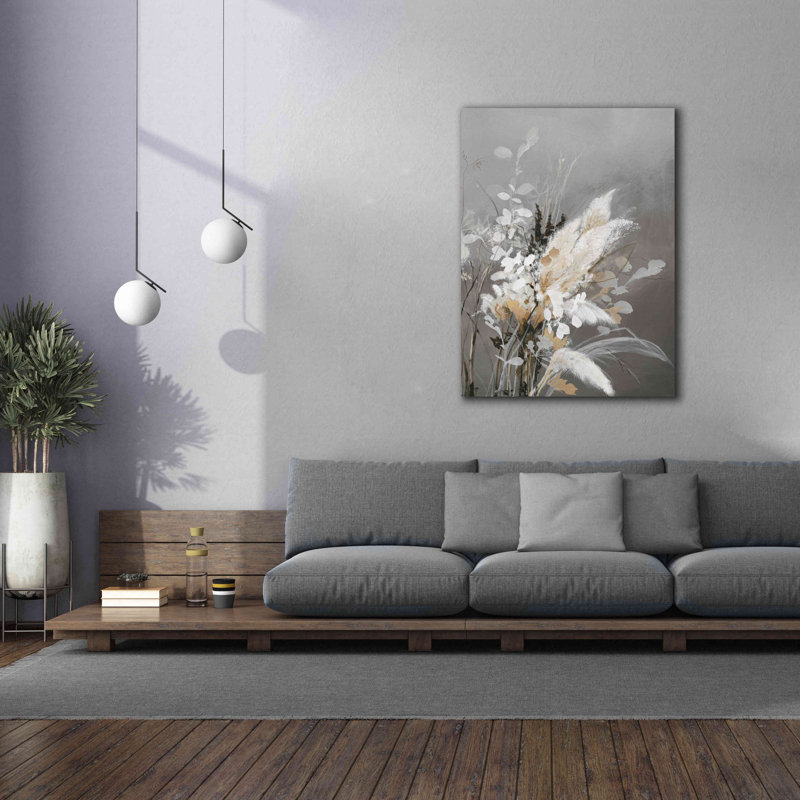«Light Leaves 2» par Design Fabrikken, impression sur toile tendue