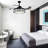 Geisi 42 " Ceiling Fan with LED Lights with Light Kit