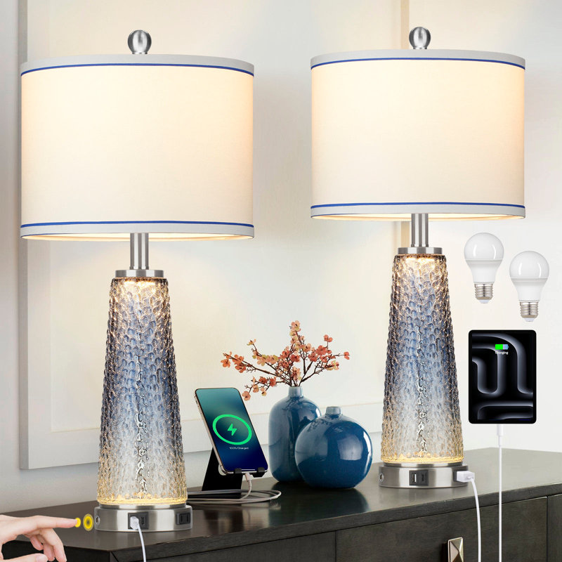 Lampe de table Taifa, Bleu