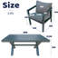 6 - Person Patio Dining Set Rectangular Table with Cushions Included-288548304