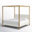 Graciella Boucle King Canaopy Bed