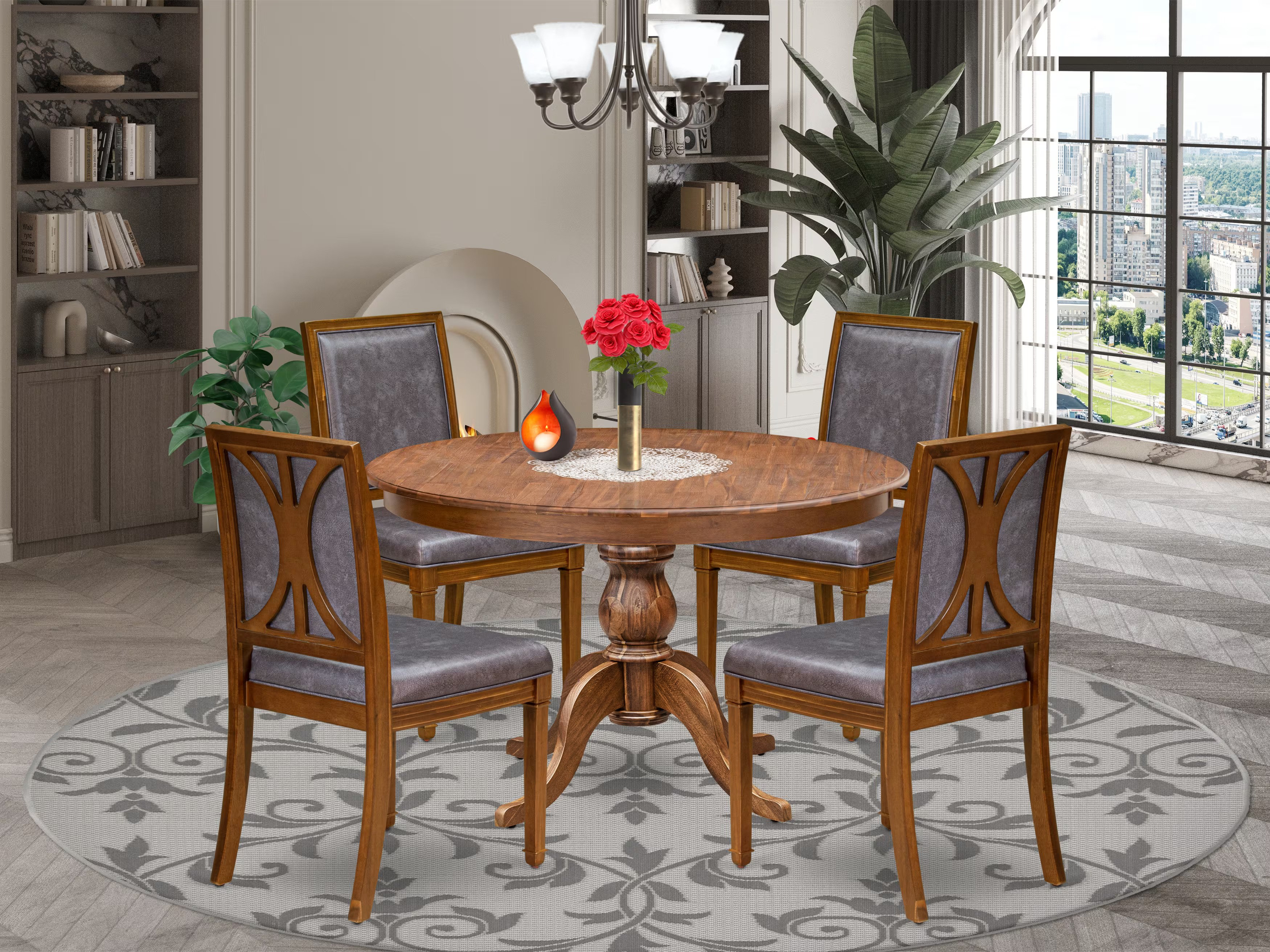 Red Barrel Studio® B720D1B314AA4F45AED1E34233693CBF 5-Piece Kitchen ...