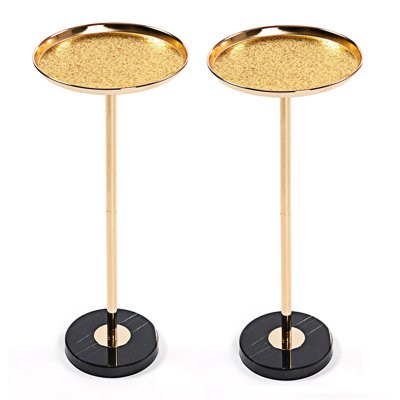 Ensemble de 2 petites tables d'appoint