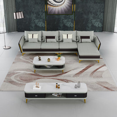 Leather Sectional