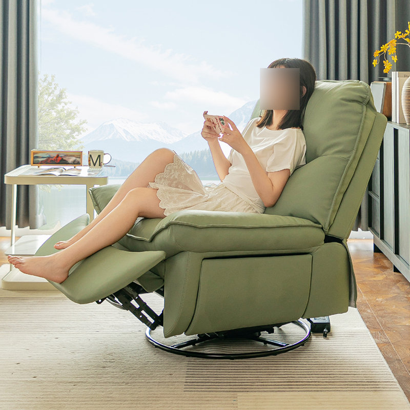 Fauteuil inclinable multifonctionnel avec rangement, Vert