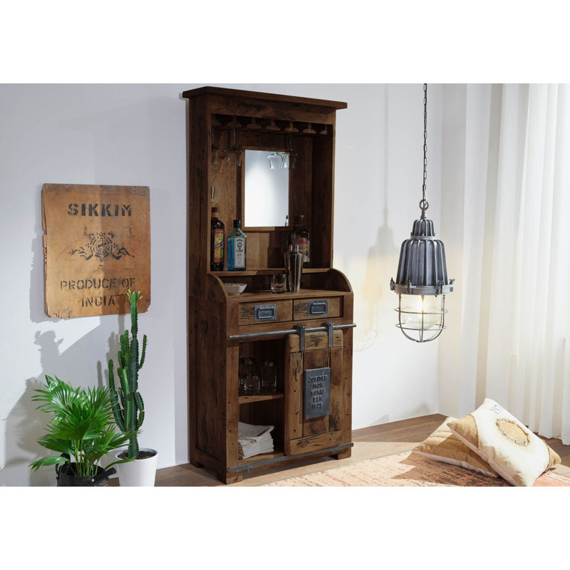Railway 75cm Bar Cabinet