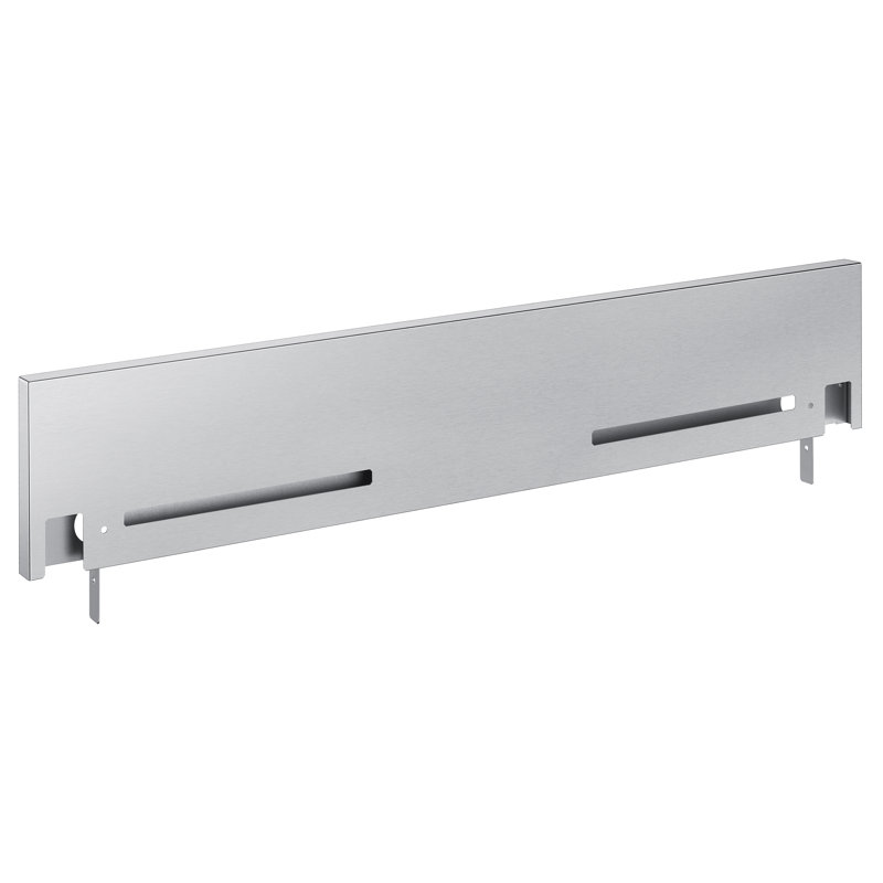 Samsung Backguard for 30” Slide in Range, 4" H x 29.5" W x 0.94"D, Stainless Steel