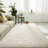 Cream White Area Rug For Living Room,Christmas Decorative Carpet with 4 Stickers,Soft Shaggy Furry Plush Carpet For Bedroom,Upgrade Non Slip Rug,Red Room Decor,Gift For Halloween,Christmas,Thanksgiving,Graduation Season-89439002