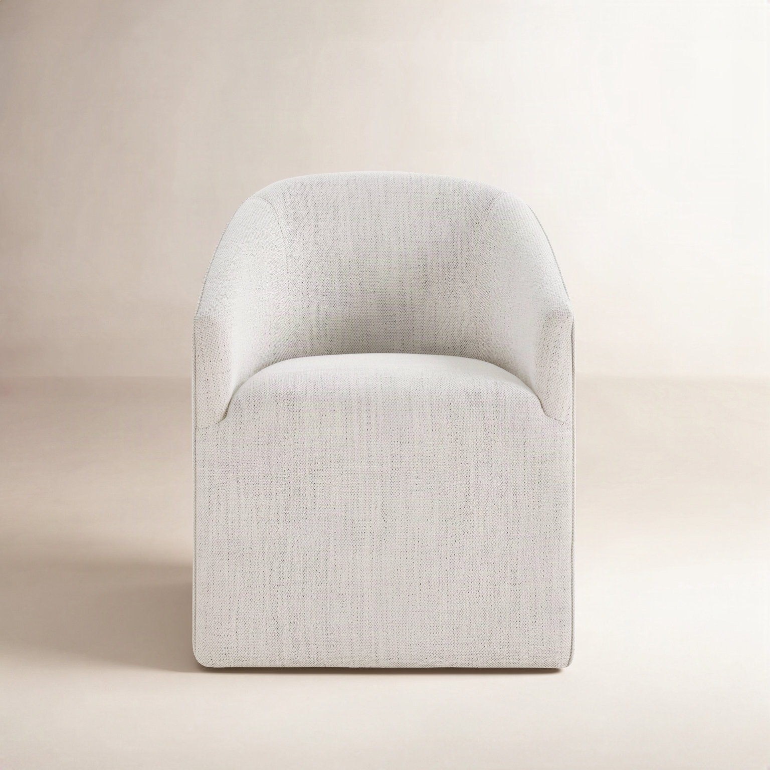 Concorde Linen Dining Chair, Prestige Ivory Basketweave