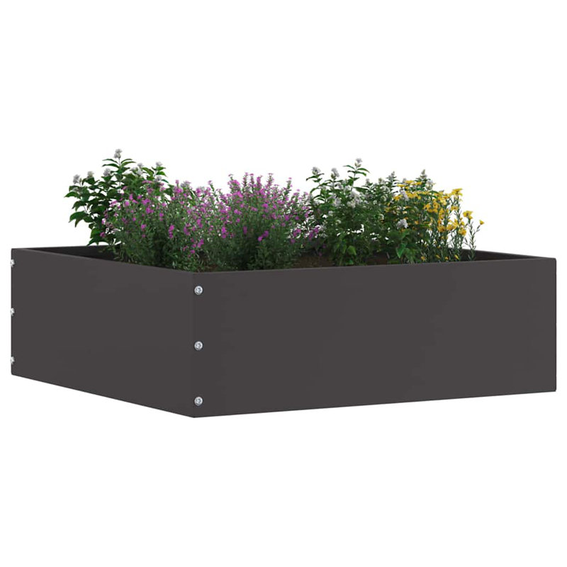 13 cm H Steel, 13cm H x 40cm W, Black