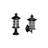 5C9EF0EAF0A848A1B31C203C91A43430 Black Aluminum Hampton Solar Lamp