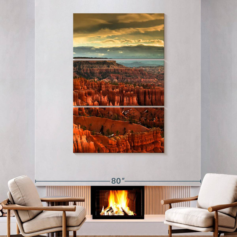 Alvord Bryce Canyon en été, H 74 po x l 48 po