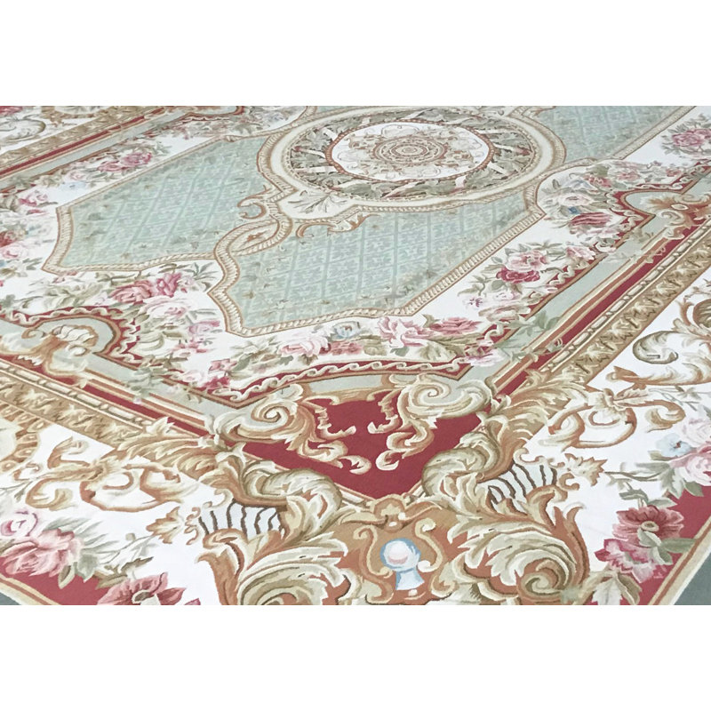 Aubusson Renaissance Wool Oriental Area Rug