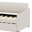 Upholstery Daybed With Trundle And USB Charging Design,Trundle Can Be Flat Or Erected-455279777