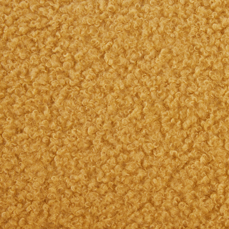 Fauteuil rembourré avec repose-pieds, Gingembre gingembre