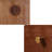 European style small solid wood bookcase