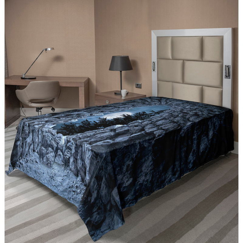 Drap-housse Ambesonne, Drap plat pour lit simple