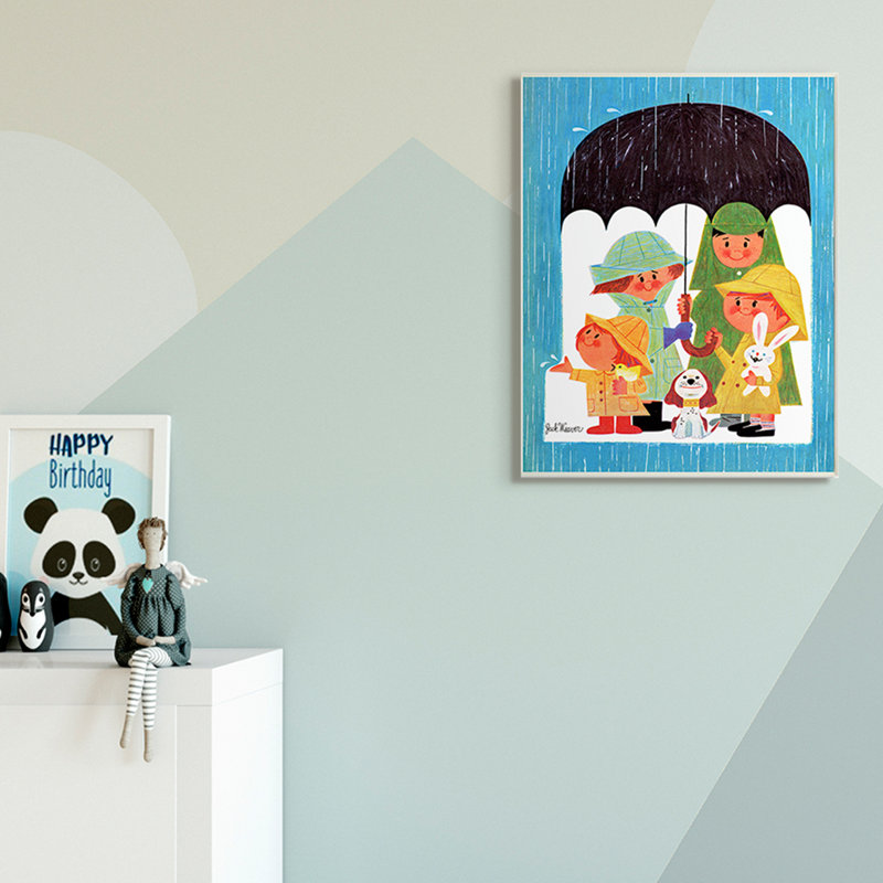 Dessin de Raycliff Rainy Day, H 19 po x l 13 po, Plaque murale