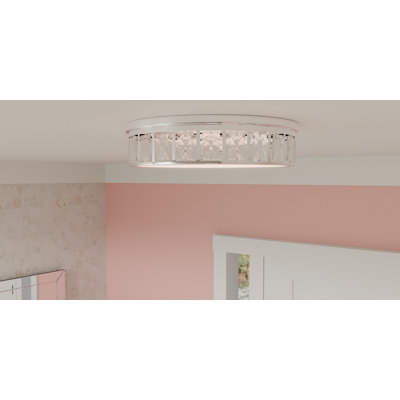 Danyiah Glass LED Flush Mount