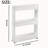 Three-tier Storage Rack - Plastic Cart With Wheels