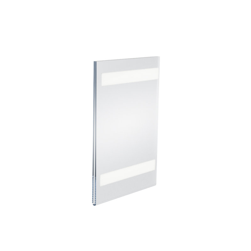 Porte-affiche mural autocollant en acrylique transparent l 5,5 po x H 8,5 po - Portrait / vertical, paquet de 10